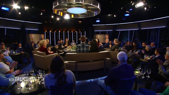 Die Runde der Gäste in der NDR Talk Show vom 13.12.2024 © Screenshot 