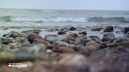 Steinstrand an der Ostsee. © Screenshot 