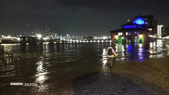 Überschwemmung am Fischmarkt © Screenshot 