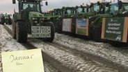 Der Januar in Mecklenburg-Vorpommern war geprägt von den Bauernprotesten. © Screenshot 