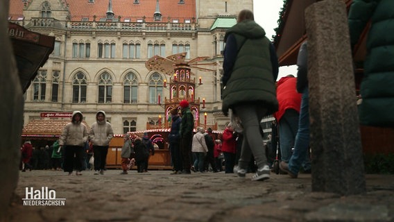 Der Weihnachtsmarkt in Braunschweig. © Screenshot 