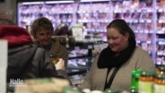 Alina Heitmann in einem Supermarkt. © Screenshot 