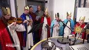 Sternsinger im Radio-Studio. © Screenshot 