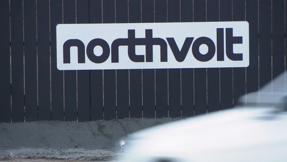 Das Firmenlogo von Northvolt. © Screenshot 