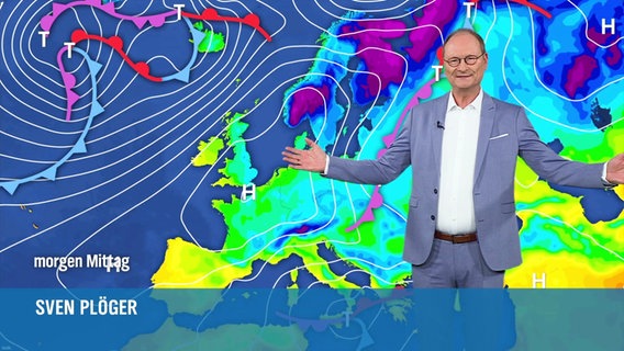 Sven Plöger moderiert das Wetter von Hallo Niedersachsen. © Screenshot 