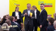 Christian Lindner bei einer Wahlkampfveranstaltung. © Screenshot 