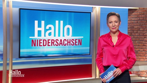 Christina von Saß moderiert Hallo Niedersachsen. © Screenshot 