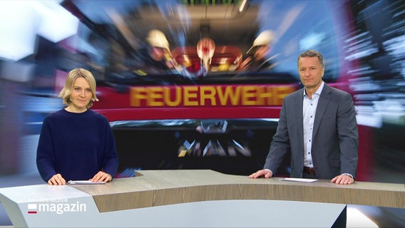 Moderatorin Marie-Luise Bram und Moderator Gerrit Derkowski © Screenshot 