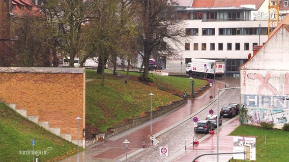 Platz an dem das Stadttor gebaut werden soll. © Screenshot 