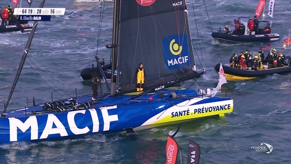 Vendée-Globe-Sieger Charlie Dalin © Screenshot 