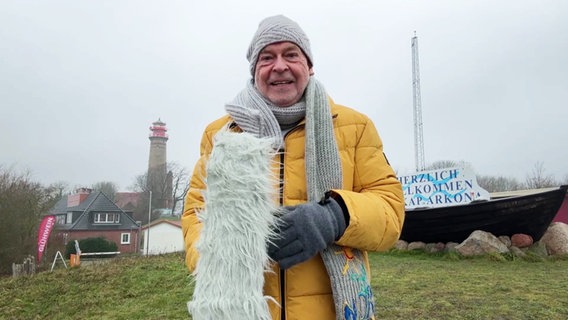 Thomas Globig am Kap Arkona auf Rügen © Screenshot 