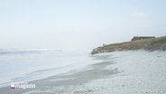 Ein Strandabschnitt auf Sylt. © Screenshot 