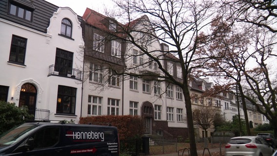 Ein Haus in der Sierichstraße im Hamburger Stadtteil Winterhude. © Screenshot 