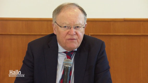 Ministerpräsident Stephan Weil. © Screenshot 