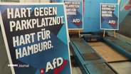 Verschiedene Wahlplakate der AfD. © Screenshot 