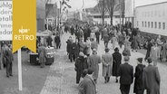 Besucher auf der Internationalen Messe in Frankfurt 1953. © Screenshot 