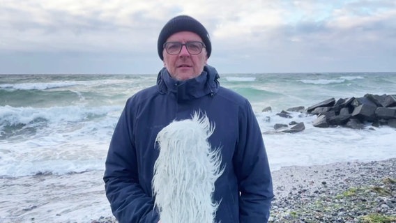 Stefan Kreibohm steht am Strand. © Screenshot 