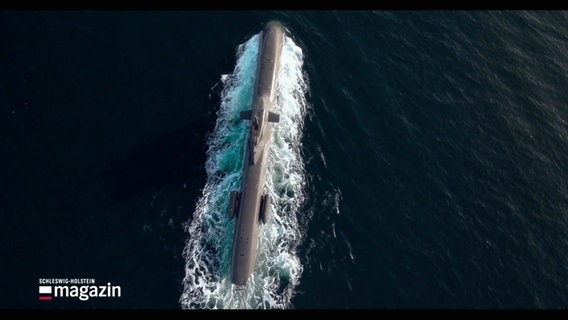 Ein U-Boot auf See. © Screenshot 