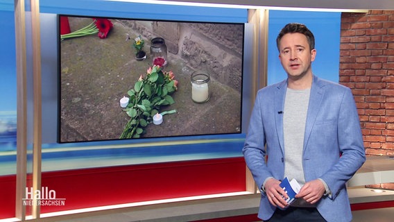 Jan Starkebaum im Studio von Hallo Niedersachsen © Screenshot 