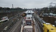 Blick auf die umgebaute S-Bahn-Station Diebsteich in Hamburg. © Screenshot 