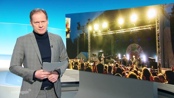 Thilo Tautz moderiert das Nordmagazin - Land und Leute. © Screenshot 