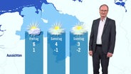 Karsten Schwanke moderiert das Wetter für Niedersachsen. © Screenshot 