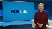 Susanne Stichler moderiert NDR Info. © Screenshot 