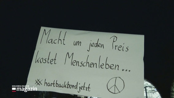 Ein Protestplakat gegen die Afd. © Screenshot 