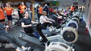 Ergometer Challenge: 400 Frauen rudern für Lüneburg. © Screenshot 