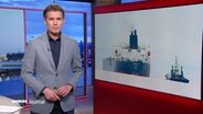 Carl-Georg Salzwedel moderiert das Hamburg Journal um 18 Uhr. © Screenshot 