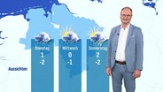 Sven Plöger stellt das Wetter vor in Hallo Niedersachsen am 09.02.2025. © Screenshot 