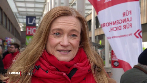 Dorothee Martin will für den Bezirk Hambur Nord in den Bundestag. © Screenshot 