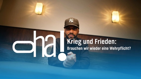 Brauchen wir wieder eine Wehrpflicht? Darum geht's im neuen NDR Dialog-Format „oha! Zwei Welten an einem Tisch“. © Screenshot 