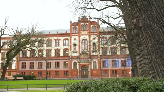 Hauptgebäude der Universität Rostock. © Screenshot 