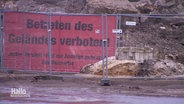 Ein eingezäunter Bereich auf einer Baustelle © Screenshot 