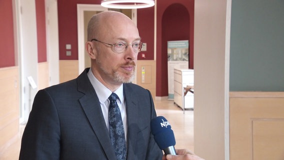 Innenminister Christian Pegel (SPD) im Interview © Screenshot 