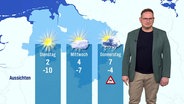 Stefan Laps moderiert das Wetter für Niedersachsen. © Screenshot 