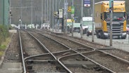 Straßenbahnschienen. © Screenshot 