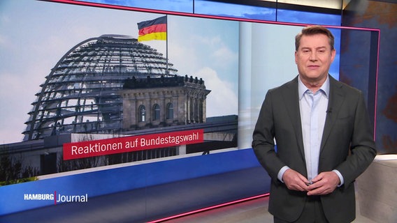 Jens Riewa moderiert das Hamburg Journal. © Screenshot 