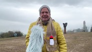 Thomas Globig mit dem Wetter von der Insel Hiddensee. © Screenshot 