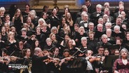 Sänger*innen eines Chors singen in der Carnegie Hall. © Screenshot 