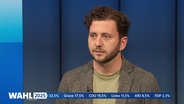 Felix Banaszak (Grüne) im Interview. © Screenshot 