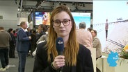 Celine Schmock berichtet von der Tourismus-Messe ITB. © Screenshot 