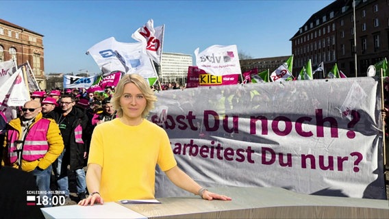 Marie-Luise Bram moderiert. © Screenshot 