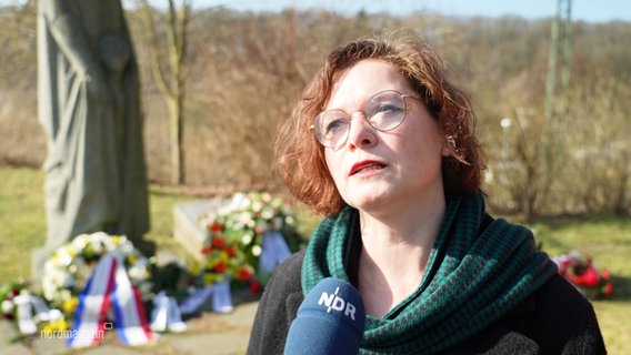 Andrea Genest, Leiterin der Mahn- und Gedenkstätte Ravensbrück. © Screenshot 