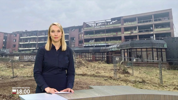 Alexandra Bauer moderiert das Schleswig-Holstein Magazin um 18 Uhr. © Screenshot 