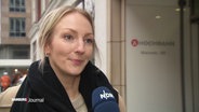 Julia Lindemann, die Sprecherin der Hochbahn. © Screenshot 