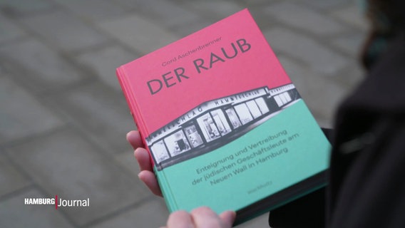 Cord Aschenbrenners Buch "Der Raub" über das Schicksal von jüdischen Unternehmern in Hamburg während der NS-Zeit. © Screenshot 