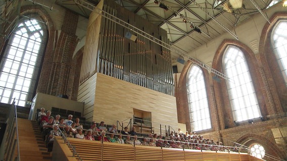 Die Orgel in der Konzertkirche Neubrandenburg © Screenshot 