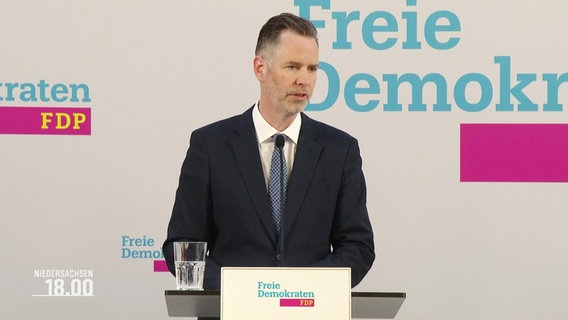 Christian Dürr von der FDP. © Screenshot 